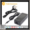 12Volt 5Amp 60W AC/DC Adapter Charger Power Supply W/O USA Grounded Cord